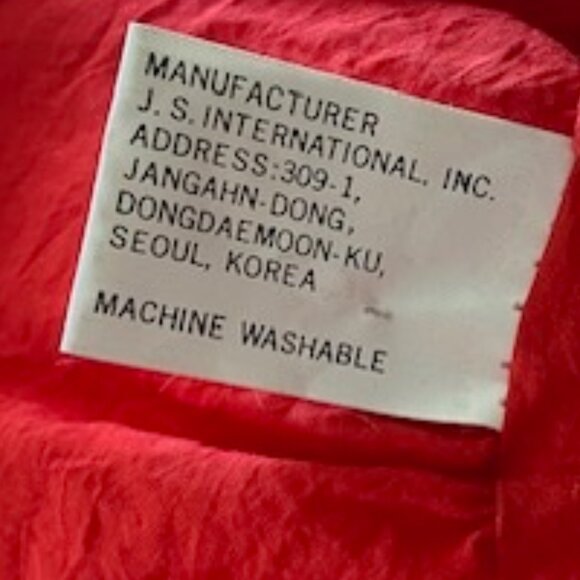 Soft Squishy STUFFED sitting SANTA CLAUS * Parachute material * LARGE 20" * EUC - Picture 10 of 11